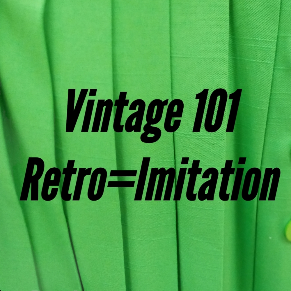 Retro VS. Vintage